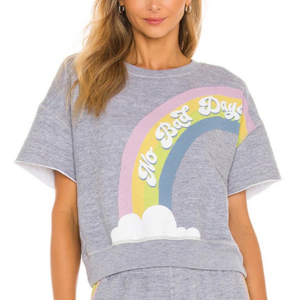 Wildfox No Bad Days Fleece Sweatshirt NWT